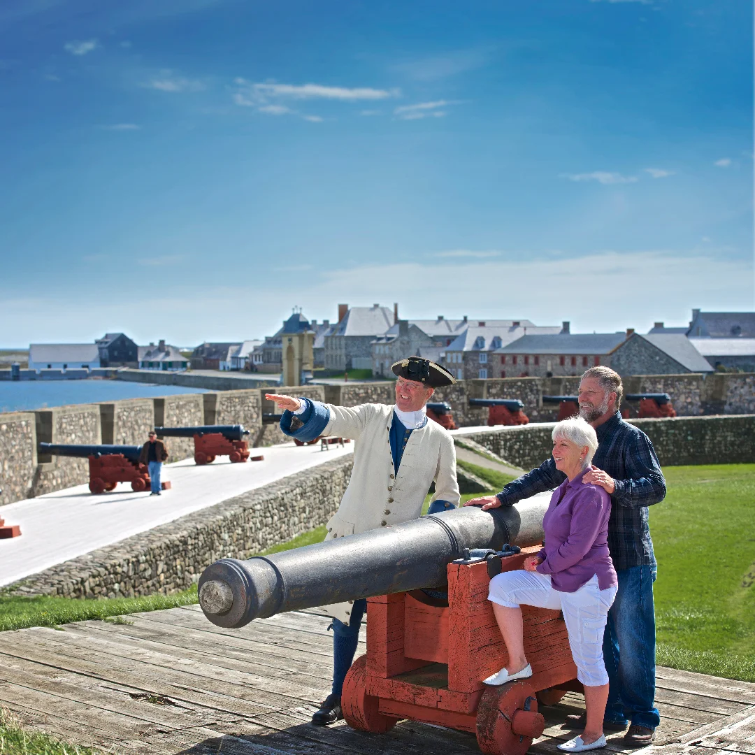 Cannon at the Fortress of Louisbourg, Cape Breton